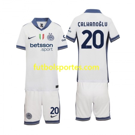 Camiseta Inter Milan Hakan Calhanoglu 20 Niño Segunda Equipación 2024/2025